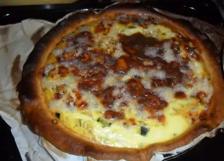 Quiche à la courge et au roquefort