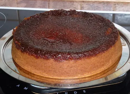 Gâteau de courgettes caramélisé