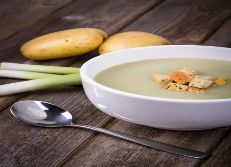 Velouté de poireaux pommes de terre