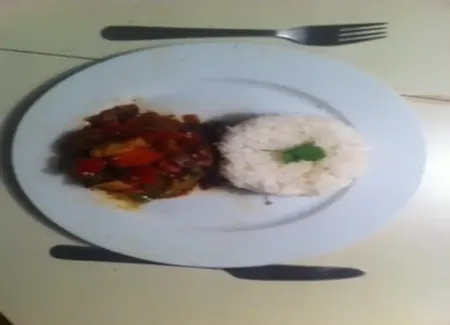Poulet aux légumes et coriandre