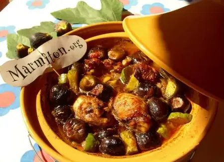 Tajine de poulet aux figues