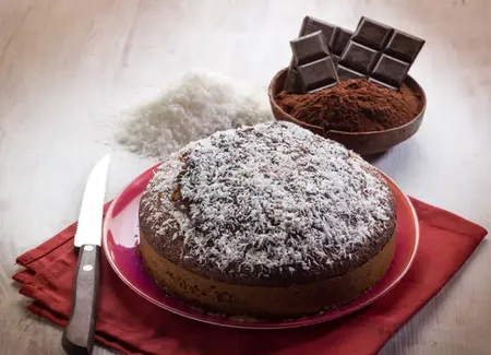 Gâteau facile chocolat et coco