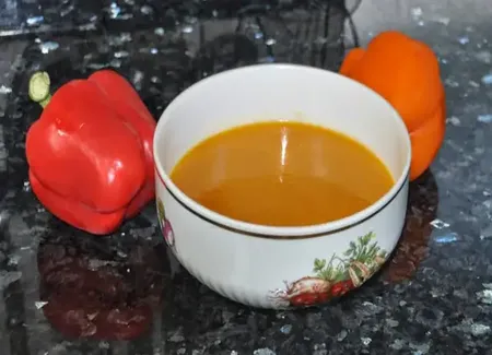 Gaspacho de poivrons jaunes