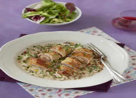 Escalopes de veau à la crème / involtini (italie)