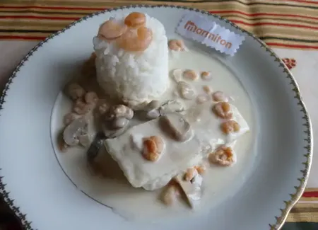 Lieu sauce dieppoise