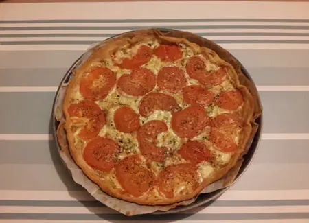 Tarte légère à la fourme d'ambert