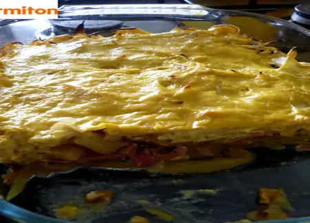 Gratin de chou blanc au curry