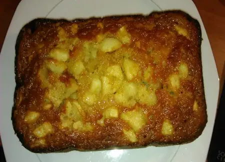 Gâteau au miel aux pommes à la map