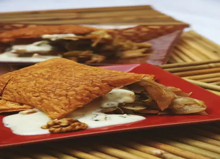 Feuilleté d'endives au roquefort