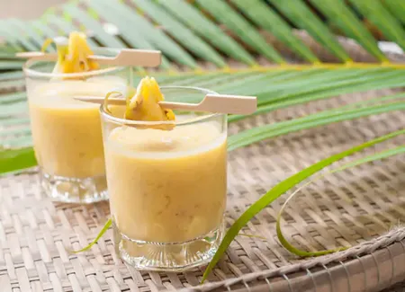 Smoothie aux fruits exotiques