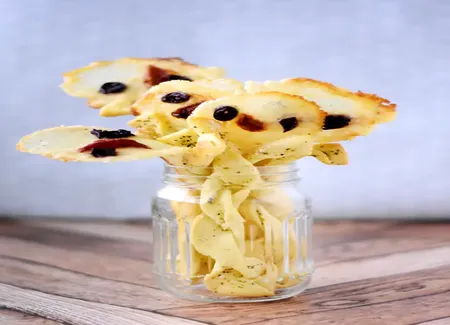 Pizza italienne en forme de fleur