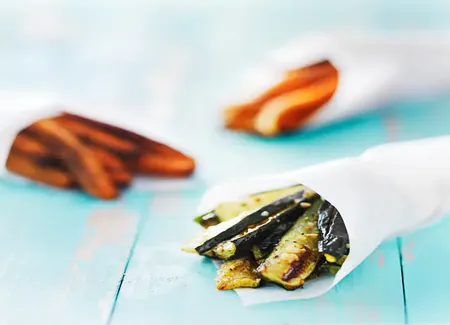 Frites de courgette