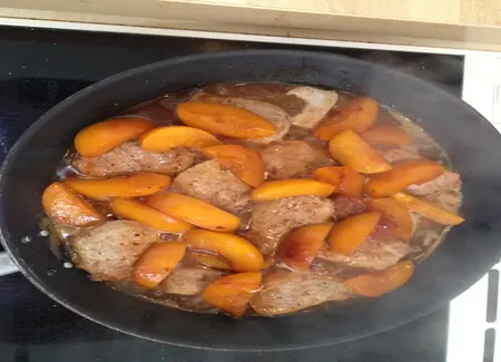 Longe de porc à la pêche citronnée