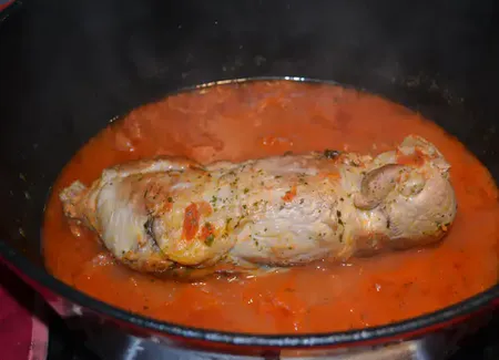 Filet mignon facile tomates et vin blanc