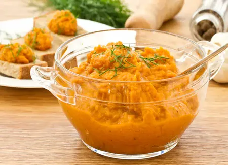 Purée de courge à la ricotta