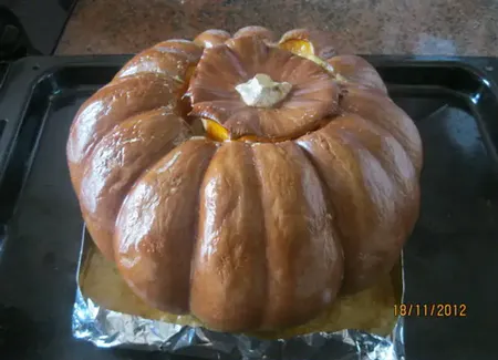 Courge farcie aux champignons façon kiki
