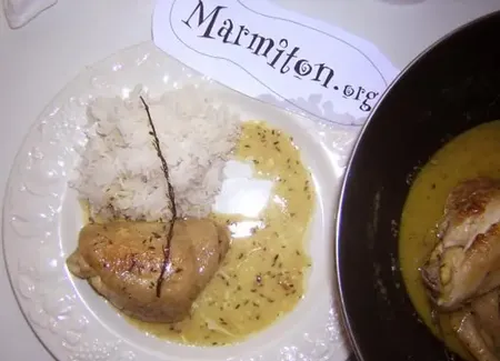 Cuisses de poulet à la moutarde