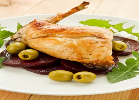Lapin aux olives vertes