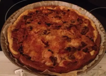 Quiche au poulet improvisée