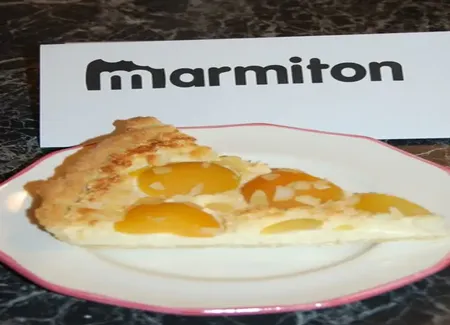 Tarte abricots noix de coco