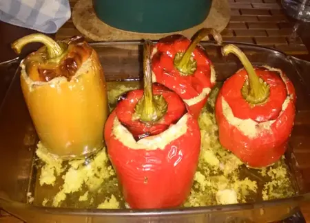 Poivrons farcis au figatelli