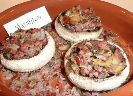 Champignons de paris farcis à ma façon