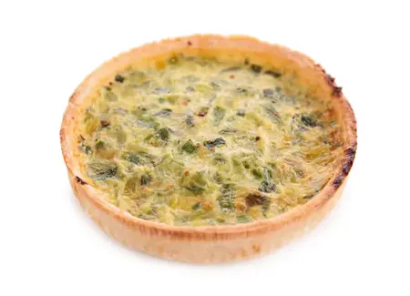 Quiche aux poireaux légère