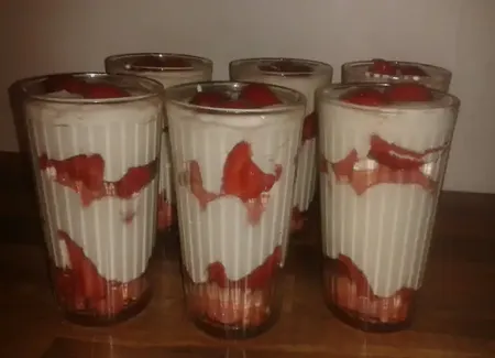 Coupe délice de fraises