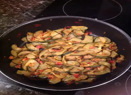 Courgettes au curry