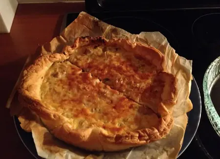 Tarte aux pommes de terre et au thon