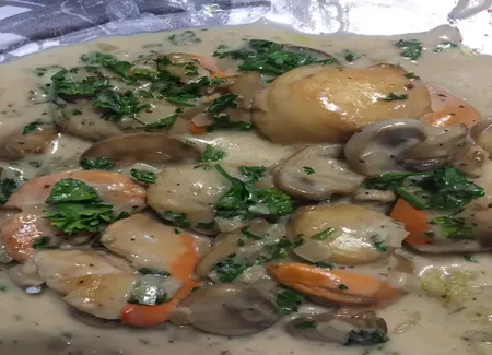 Coquilles saint -jacques au cidre