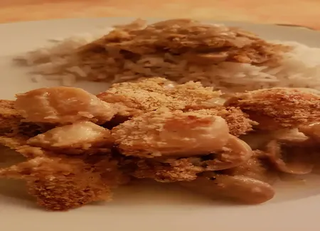 Gratin de st jacques aux champignons