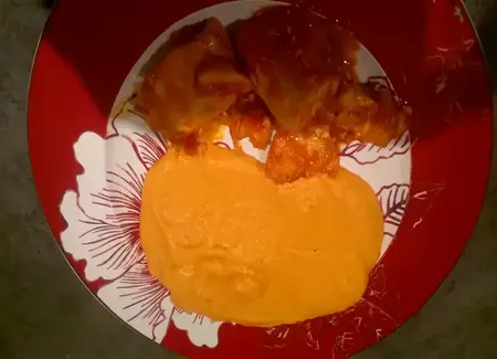 Purée de patates douces et de chouchou (ou christophine)