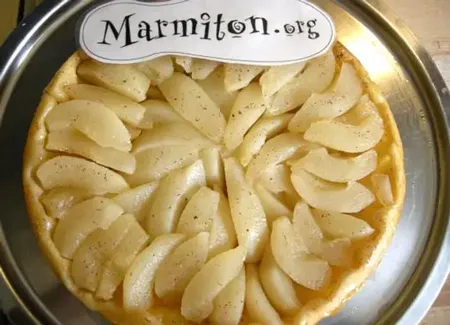 Tarte aux poires caramélisées