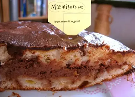 Gâteau mangue chocolat