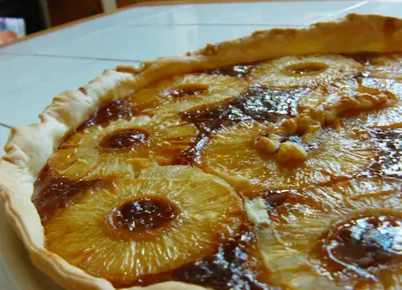 Tarte à l'ananas très facile