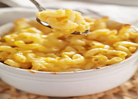 Gratin de pâtes à la crème de gruyère
