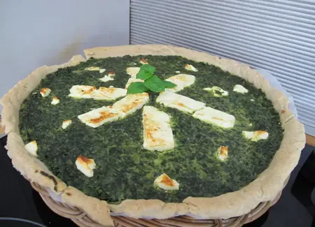Tarte épinard - menthe - féta