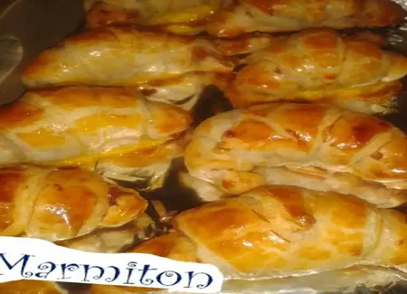 Croissant apéritif au lard