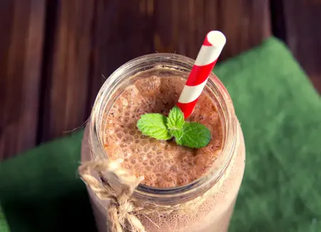 Milk shake au nutella