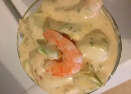 Cocktail aux crevettes