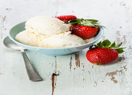 Glace aux meringues