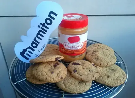 Cookies spéculoos et pépites de chocolat