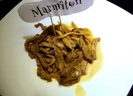 Boeuf stroganoff au gingembre (rencontre 50)