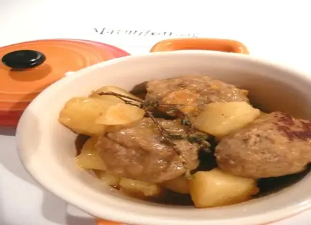 Boulettes de viandes et pommes de terre façon maman
