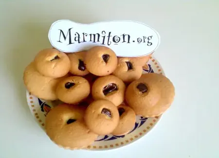 Bouchées de génoise au chocolat