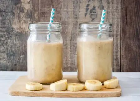 Smoothie banane & cacahuètes