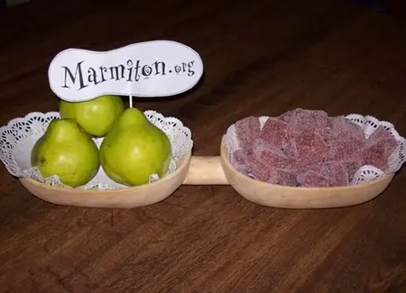 Pâte de fruits aux pommes et coing