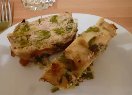 Cake au thon et aux poireaux