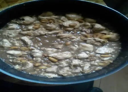 Dinde au caramel et noix de cajou